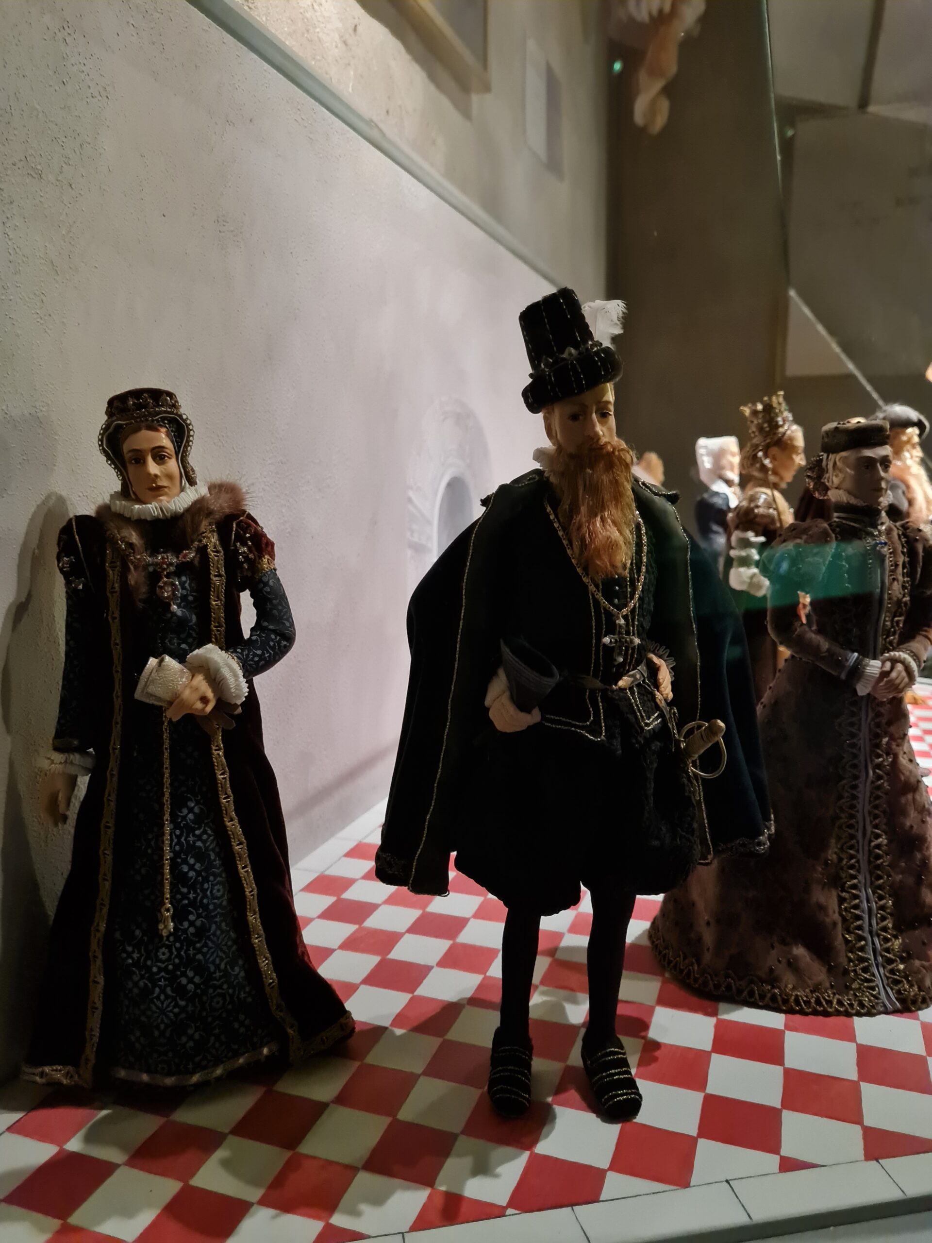 Kungar och drottningar miniatyr från Uppsala slott