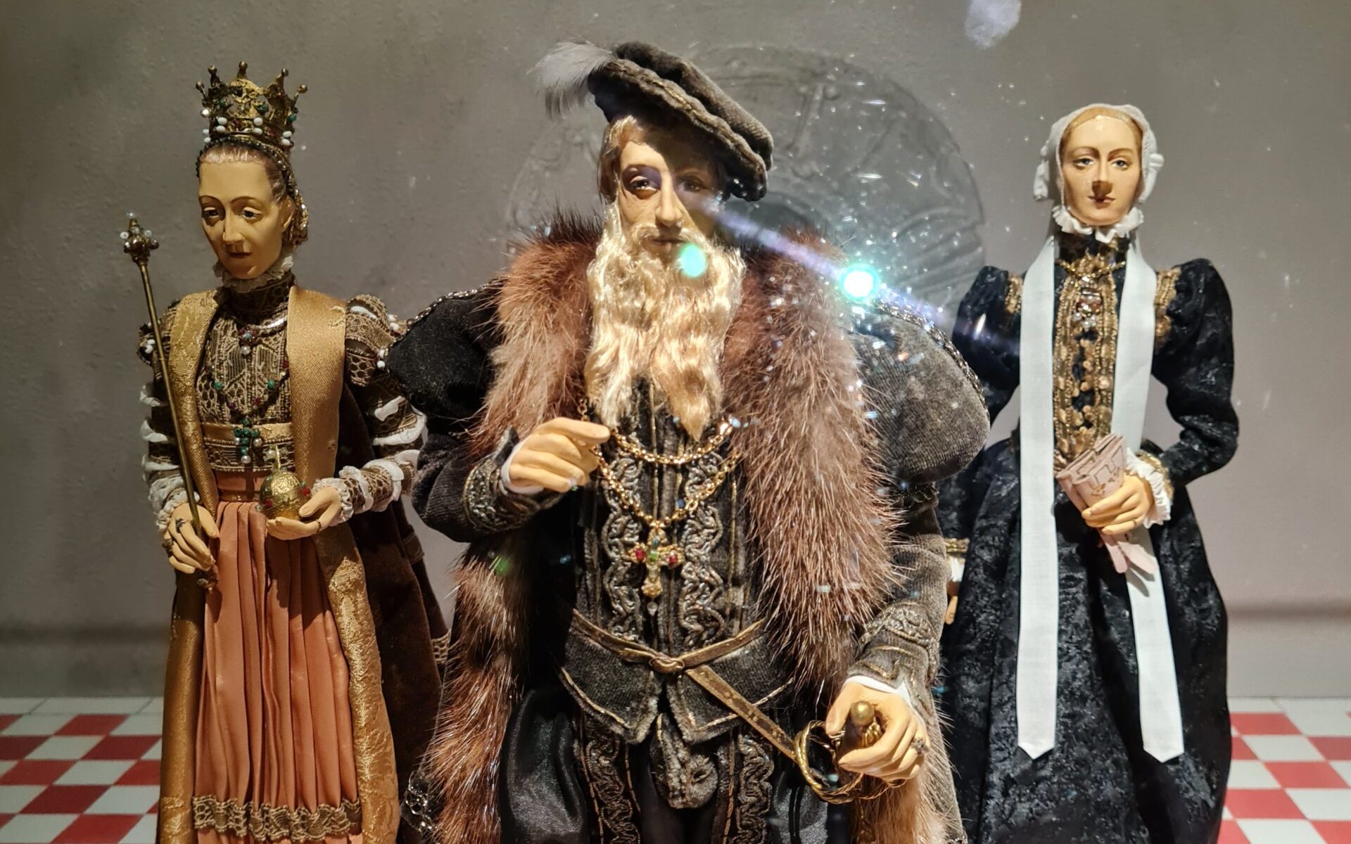Kungar och drottningar miniatyr från Uppsala slott