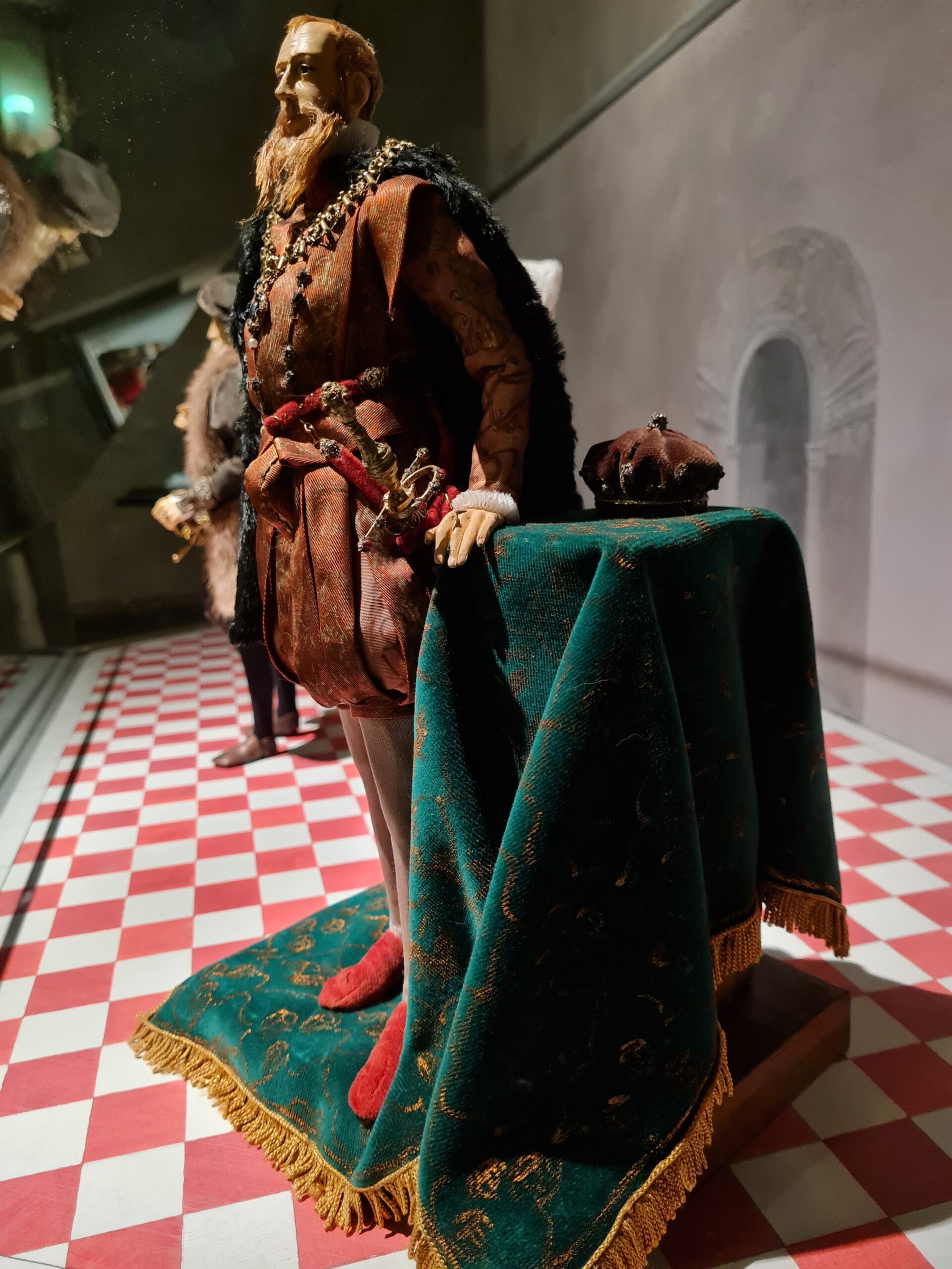 Kungar och drottningar miniatyr från Uppsala slott